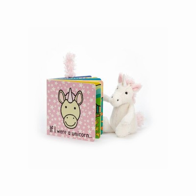 Jellycat If I were a Unicorn and Bashful Unicorn Small Australia | 506149MLI